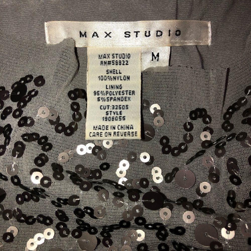 Max studio Grey sequin dress - Picture 4 of 7